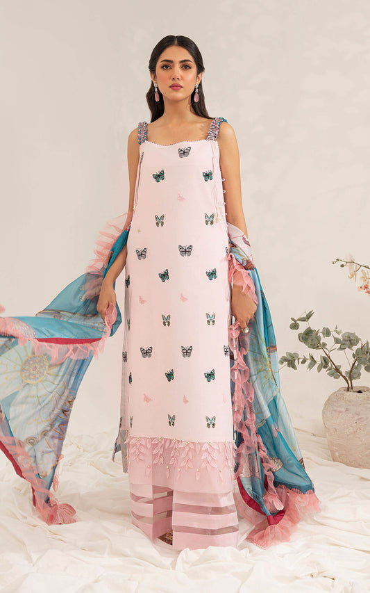 LEIA SUMMER LAWN BY || ASIFA & NABEEL || KELEBEK (LL-13)