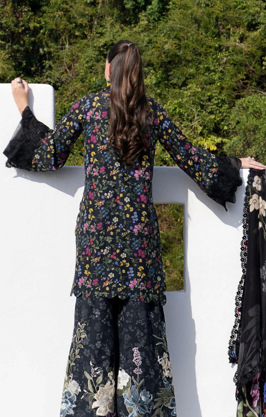 AJR Printkari 25 Lawn | Midnight Flora