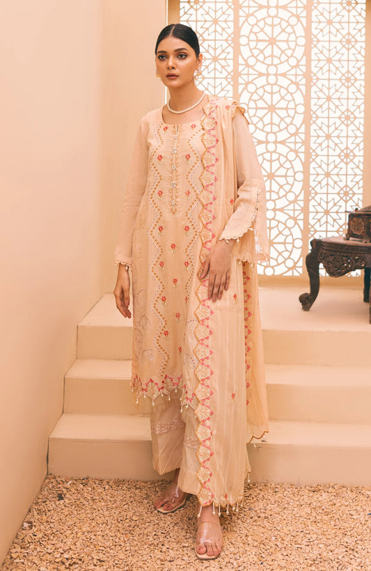 SUNSHINE BLOOM EMBROIDERED UN-STITCHED BY AL ZOHIAB -13