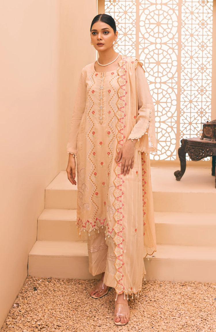 SUNSHINE BLOOM EMBROIDERED UN-STITCHED BY AL ZOHIAB -13