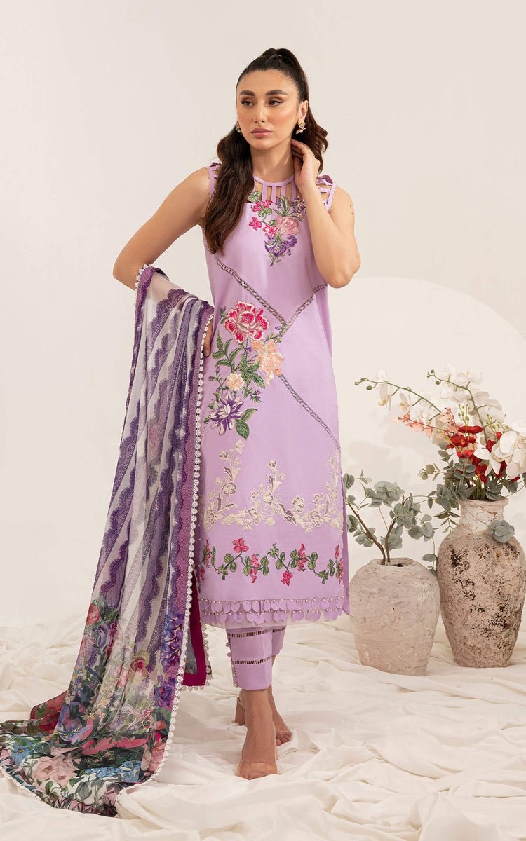 LEIA SUMMER LAWN BY || ASIFA & NABEEL || POPPY (LL-14)