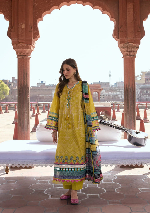 Aangan-Print Chiffon'26 By Kahf - KPS-8A ZARAFSHAN