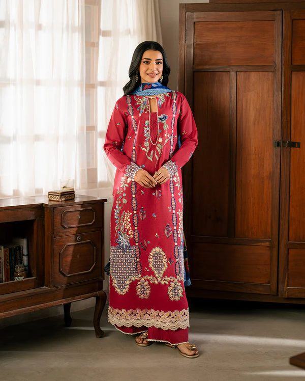 AASHIYANA BY ROHEENAZ UN-STITCHED 3PC | Ushna