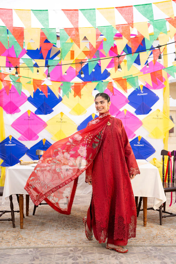 BASANT CHIKANKARI LUXURY BY FLORENT UNSTITCHED| 2026-FBC - 7A