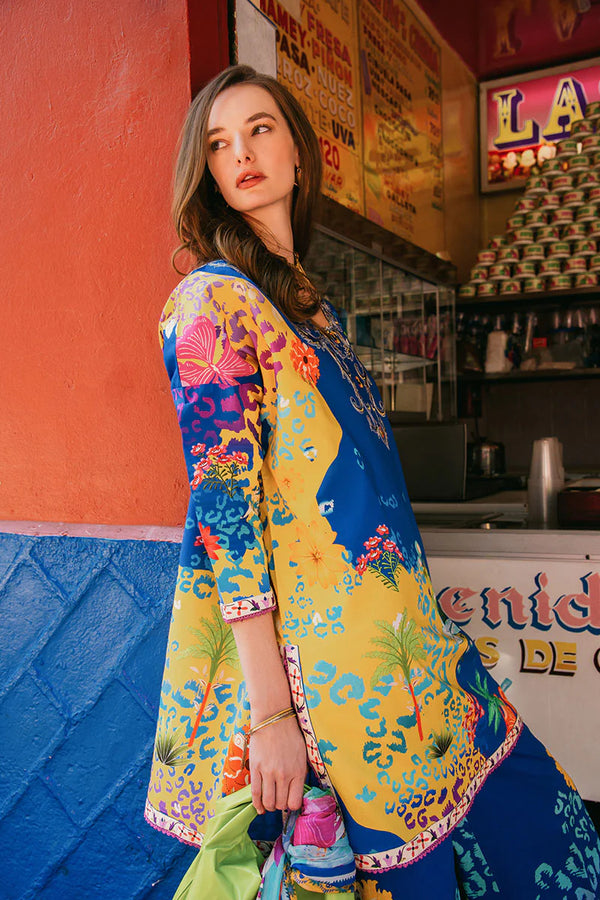 LA DOLCE BY HEMLINE UN-STITCHED 3PC | FLOWER OF LIFE