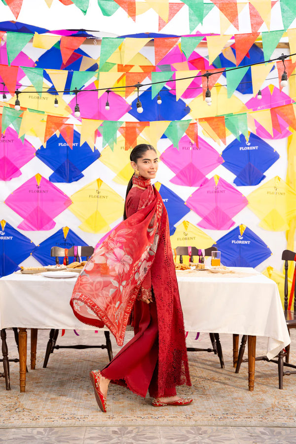 BASANT CHIKANKARI LUXURY BY FLORENT UNSTITCHED| 2026-FBC - 7A