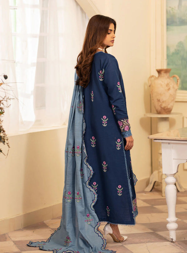 MERAKI BY ROHEENAZ FALL WINTER UN-STITCHED 3PC-SKYLAR