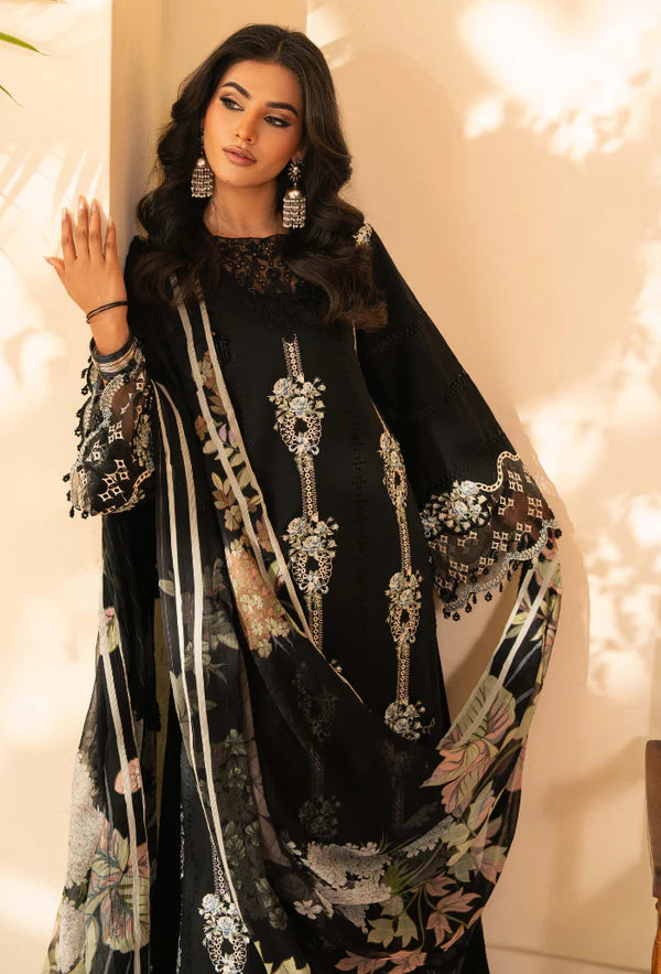 MEHRMAA BY HUMDUM UN-STITCHED 3PC | D08 Reet
