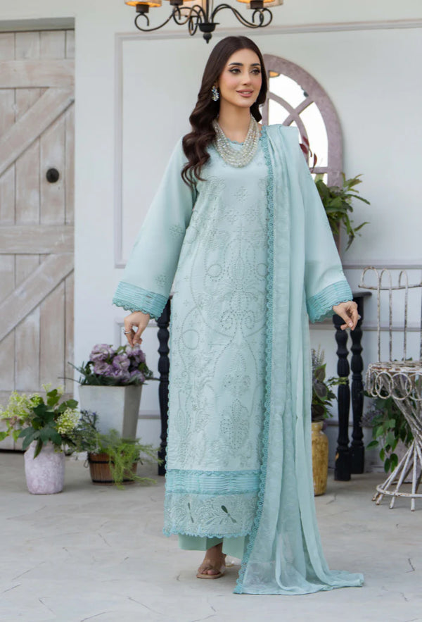 AVIVA BY HUMDUM UN-STITCHED 3PC | D-04