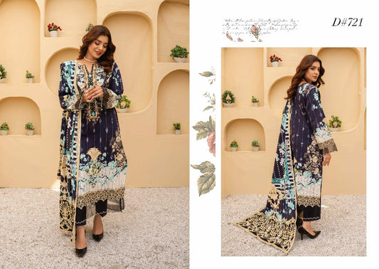 RESHAM FIRDOUS CAMBRIC | PRINTED LAWN | D-03