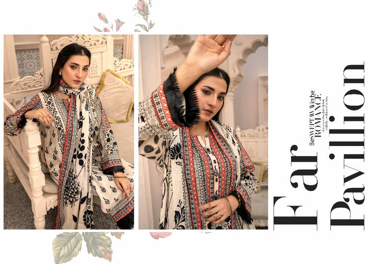 RESHAM FIRDOUS CAMBRIC | PRINTED LAWN | D-05