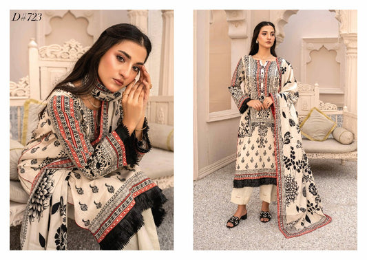 RESHAM FIRDOUS CAMBRIC | PRINTED LAWN | D-05