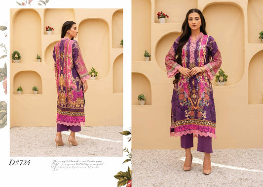 RESHAM FIRDOUS CAMBRIC | PRINTED LAWN | D-06