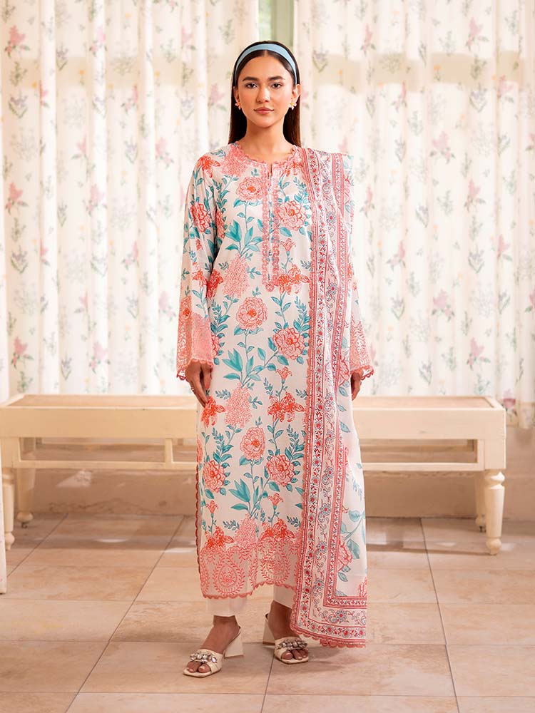 SAYA BY BRENISH UN-STITCHED LAWN | D-10