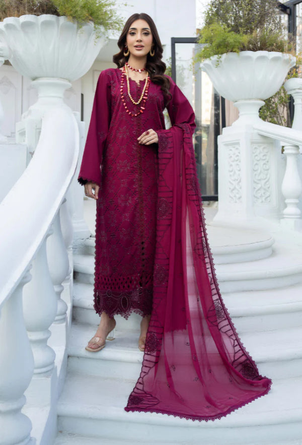 AVIVA BY HUMDUM UN-STITCHED 3PC | D-05