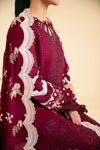 QLINEKARI BY QALAMKAR UN-STICHED 3PC|SQ-11 ZENAL