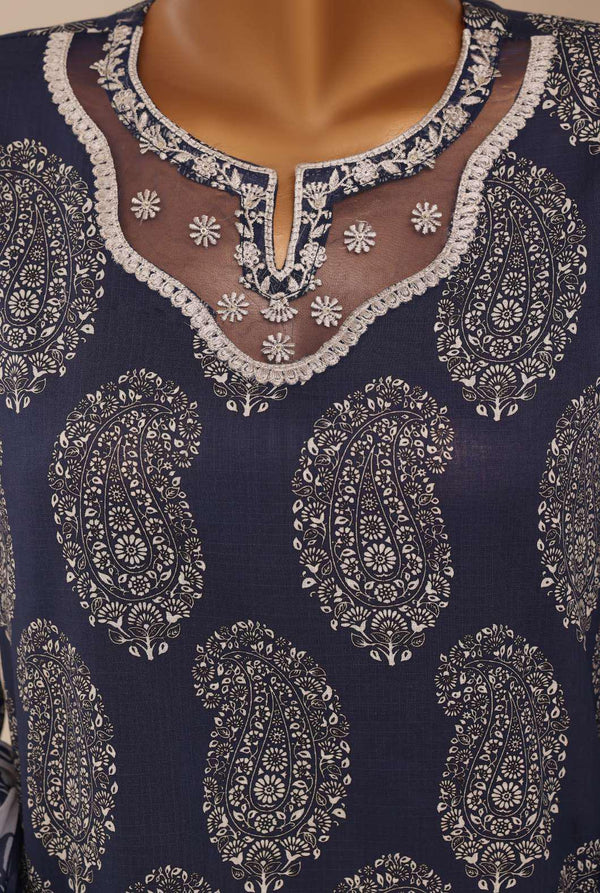 SADABAHAR RAYA EMBROIDERED-D 04
