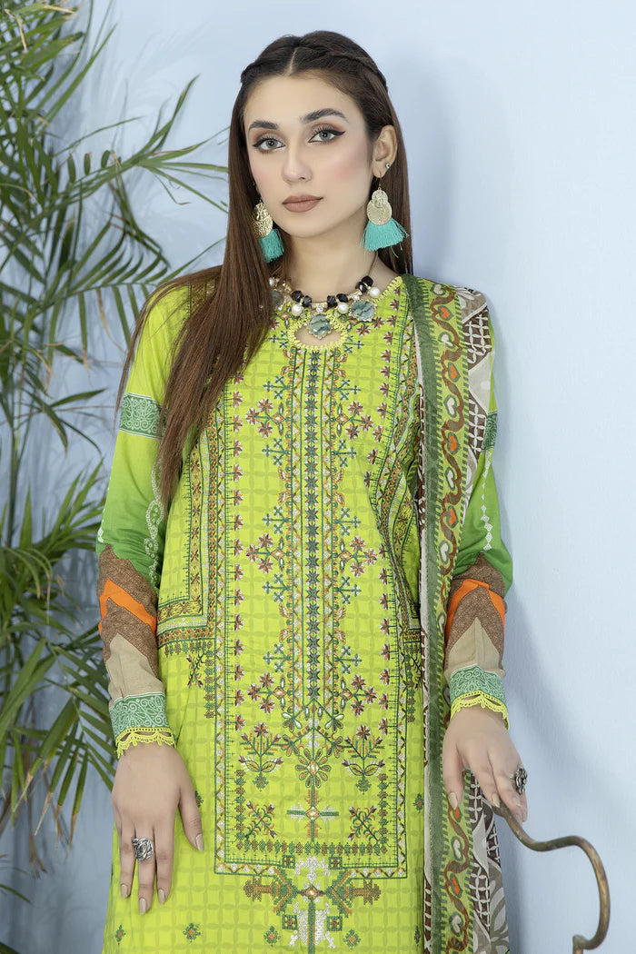 ALLURE BY JOHRA UN-STITCHED 3PC | JH-741-AU