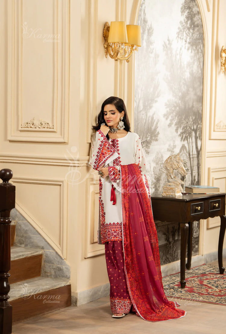 ROOHI KARMA- Crimson Red