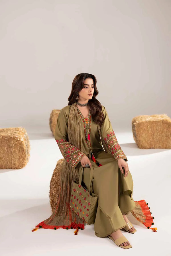 PHULKAARI 2001 OLIVE