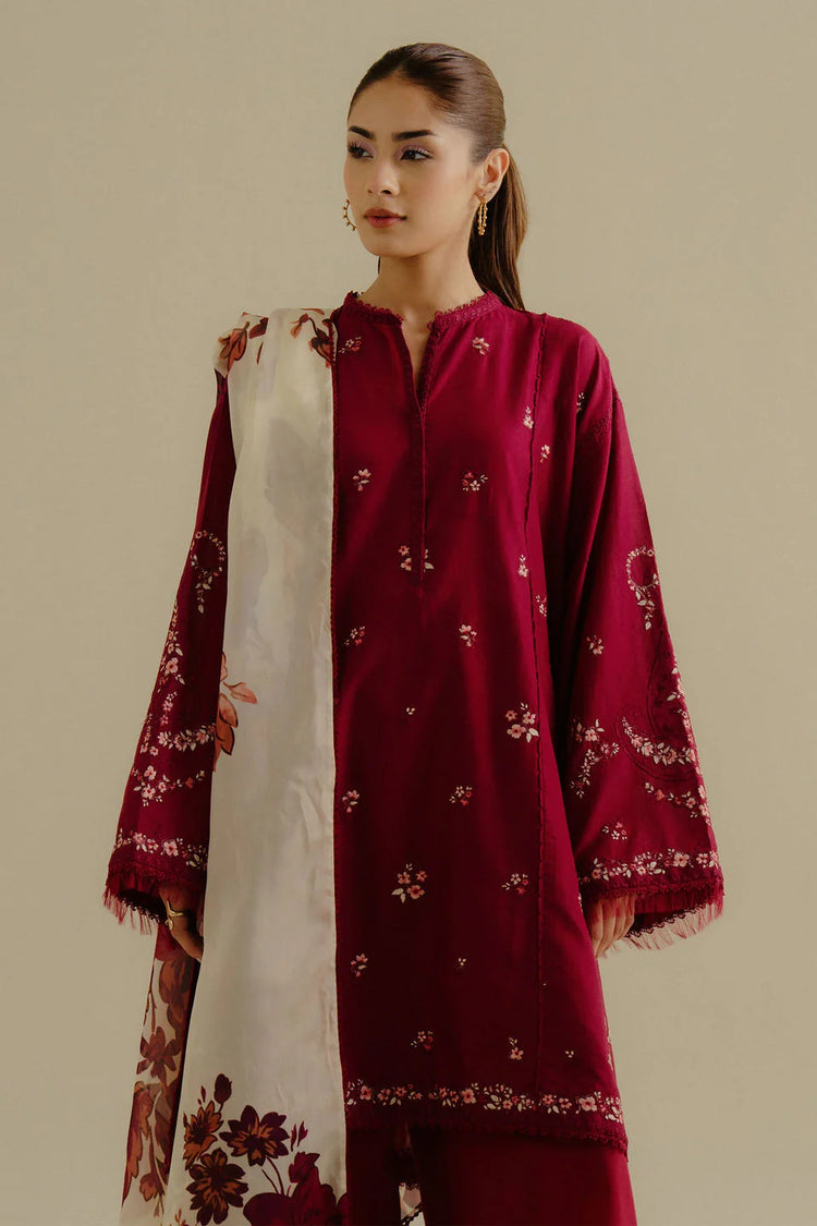 COCO BY ZARA SHAHJAHAN UN-STITCHED 3PC | Yana-4B