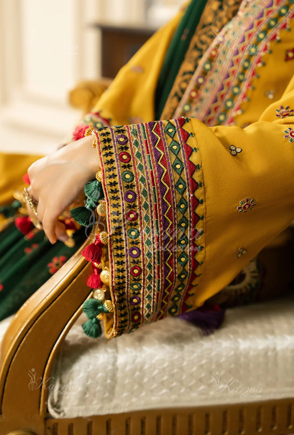 ROOHI KARMA- Mustard Yellow