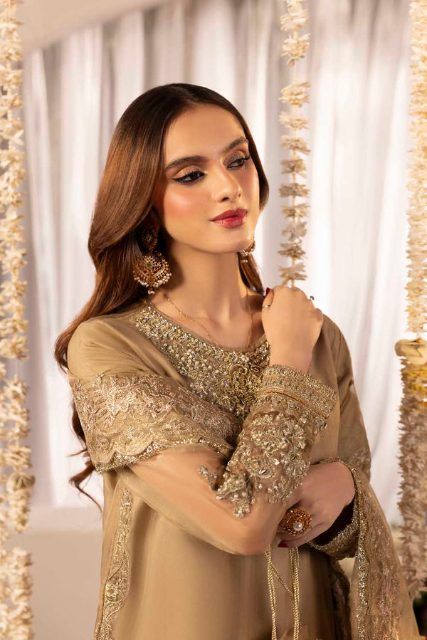ZARDOZI NIKAH- 01 BEIGE