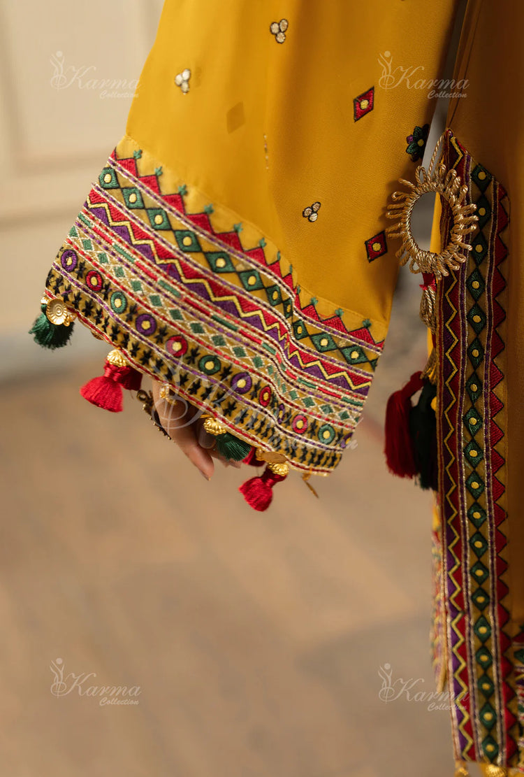 ROOHI KARMA- Mustard Yellow