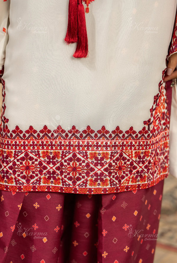 ROOHI KARMA- Crimson Red