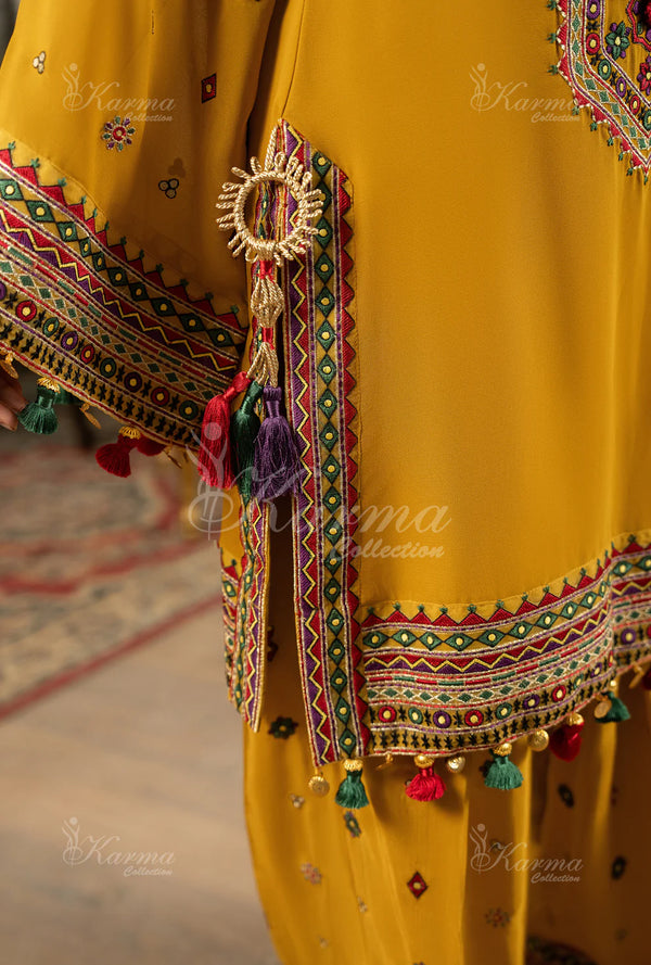 ROOHI KARMA- Mustard Yellow