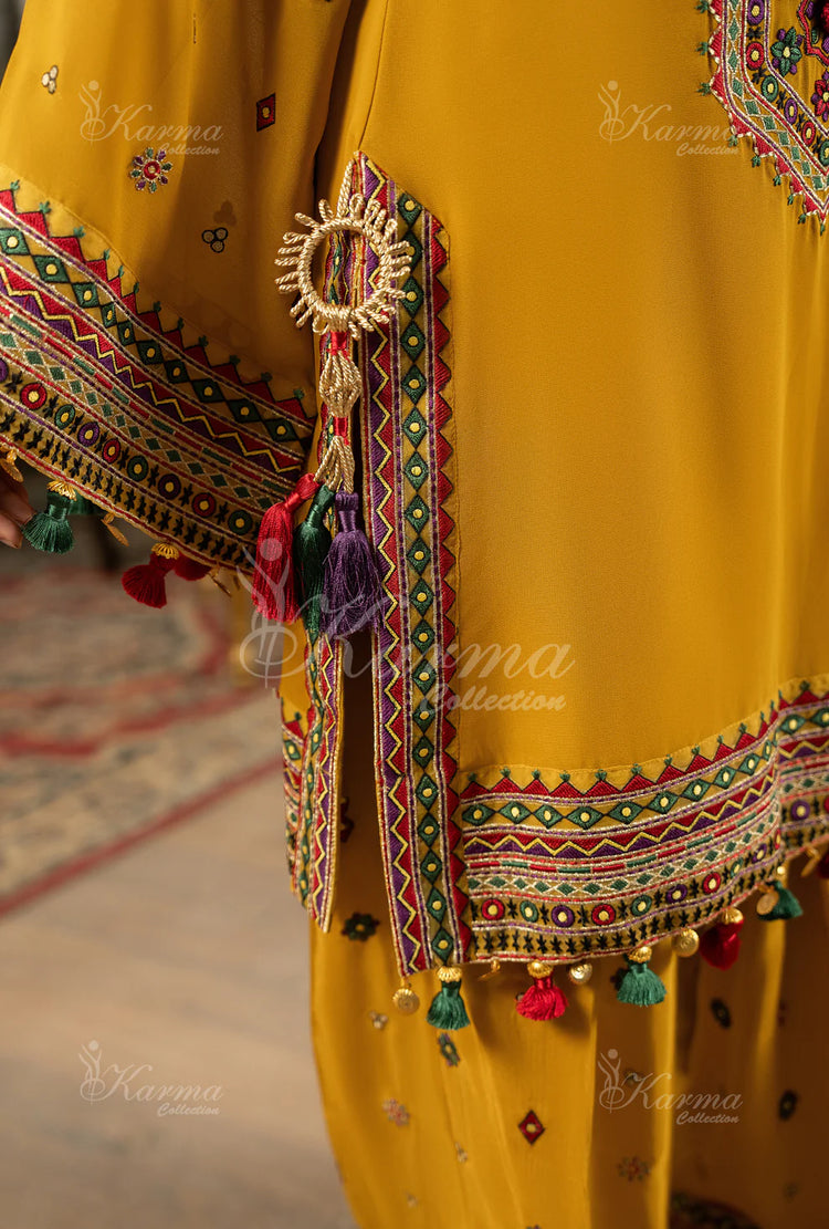 ROOHI KARMA- Mustard Yellow