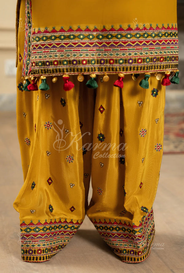 ROOHI KARMA- Mustard Yellow