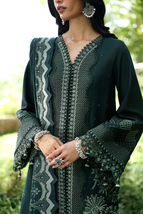 QLINEKARI BY QALAMKAR UN-STITCHED 3PC | LM-05 AILIS