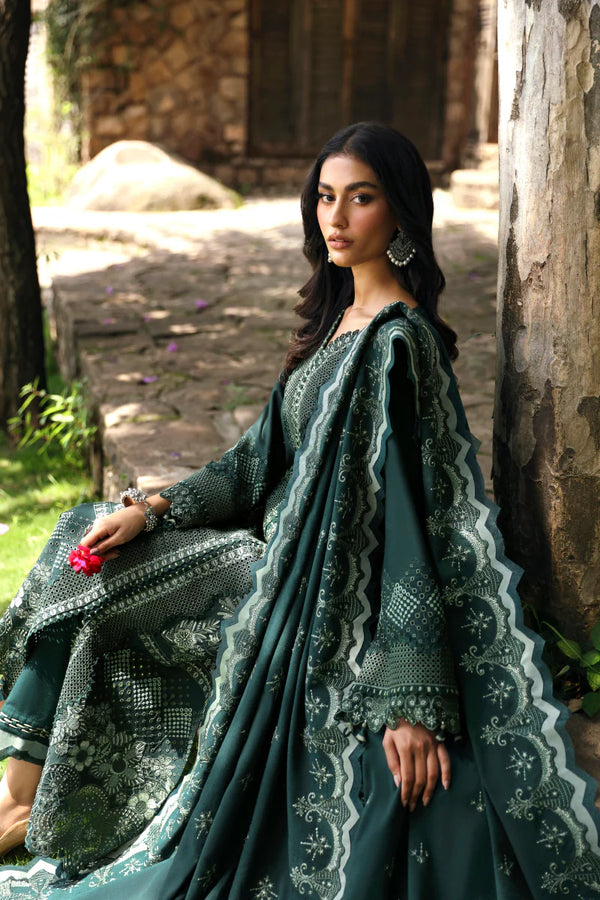 QLINEKARI BY QALAMKAR UN-STITCHED 3PC | LM-05 AILIS