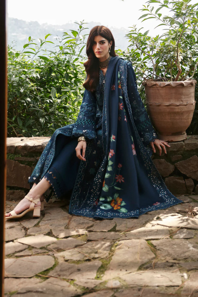 QLINEKARI BY QALAMKAR UN-STITCHED 3PC | LM-10 TULA