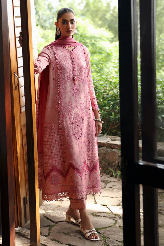 QLINEKARI BY QALAMKAR UN-STITCHED 3PC | LM-12 KEIRA