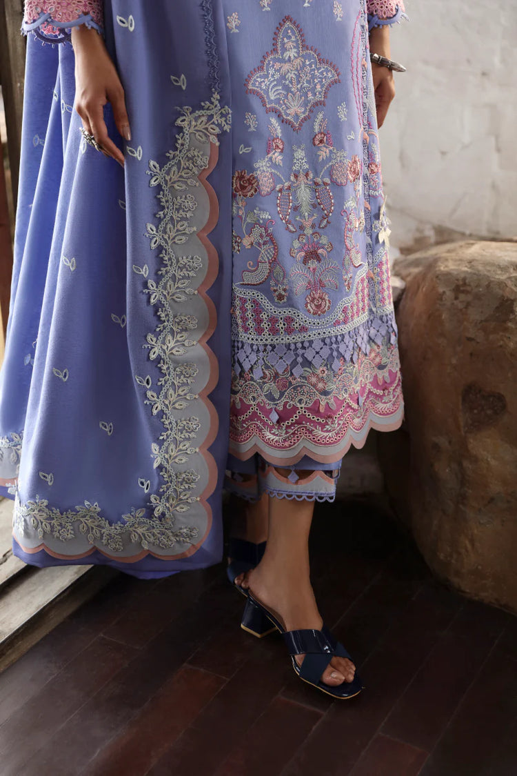 QLINEKARI BY QALAMKAR UN-STITCHED 3PC | LM-09 LORNA