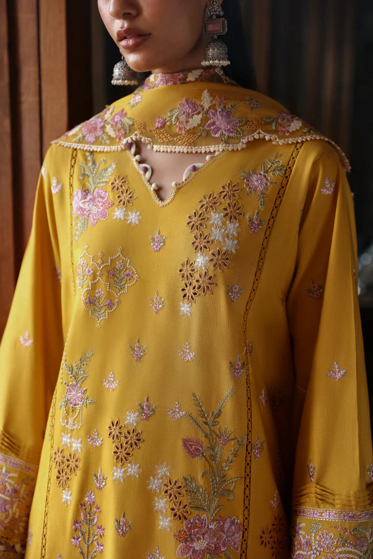 QLINEKARI BY QALAMKAR UN-STITCHED 3PC | LM-04 SINSEAD