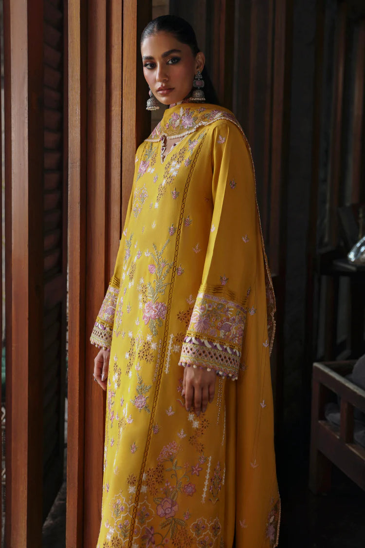 QLINEKARI BY QALAMKAR UN-STITCHED 3PC | LM-04 SINSEAD