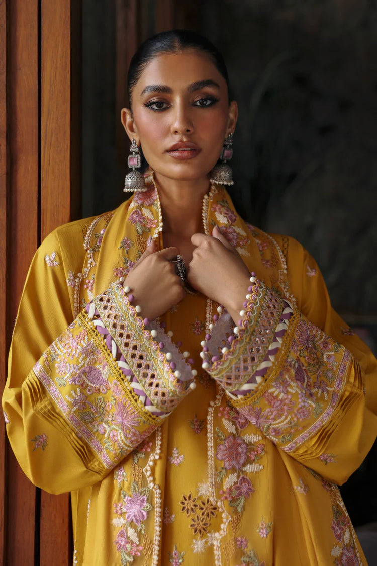 QLINEKARI BY QALAMKAR UN-STITCHED 3PC | LM-04 SINSEAD