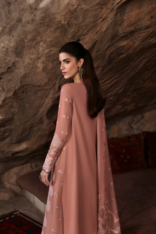 QLINEKARI BY QALAMKAR UN-STITCHED 3PC | LM-03 LUAN