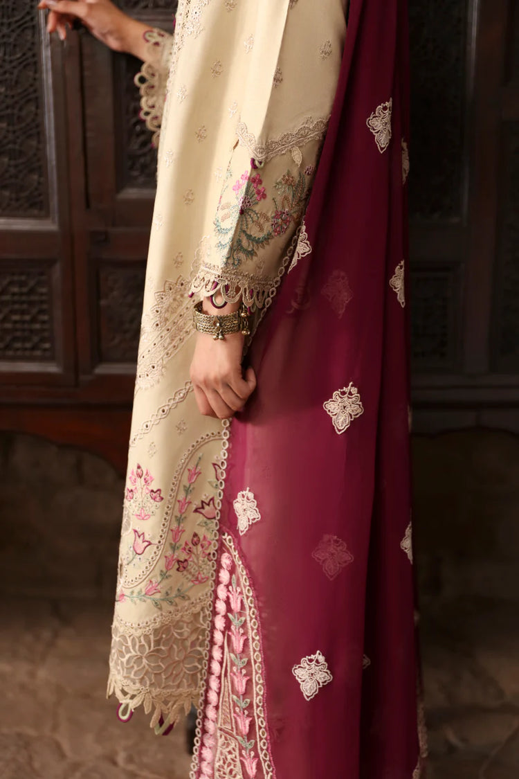 QLINEKARI BY QALAMKAR UN-STITCHED 3PC | LM-01 FAYE