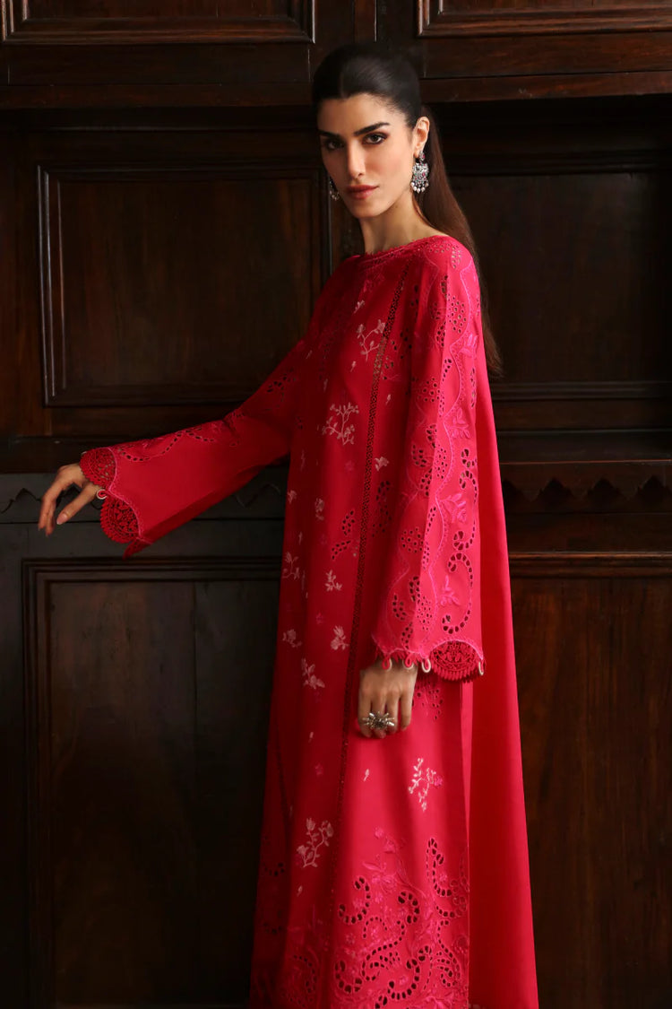 QLINEKARI BY QALAMKAR UN-STITCHED 3PC | LM-07 NEESA