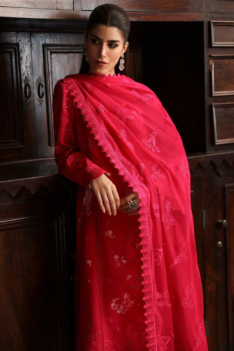 QLINEKARI BY QALAMKAR UN-STITCHED 3PC | LM-07 NEESA