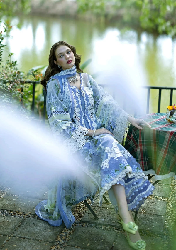 ELAF SIGNATURE EMBROIDERED LAWN 3PC | ANASTASSIA