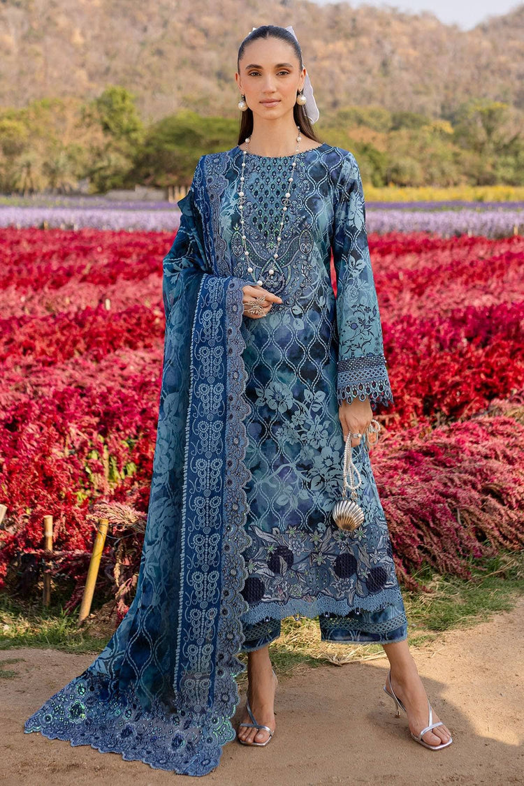 NUREH BLOOM UN-STITCHED 3PC | 03