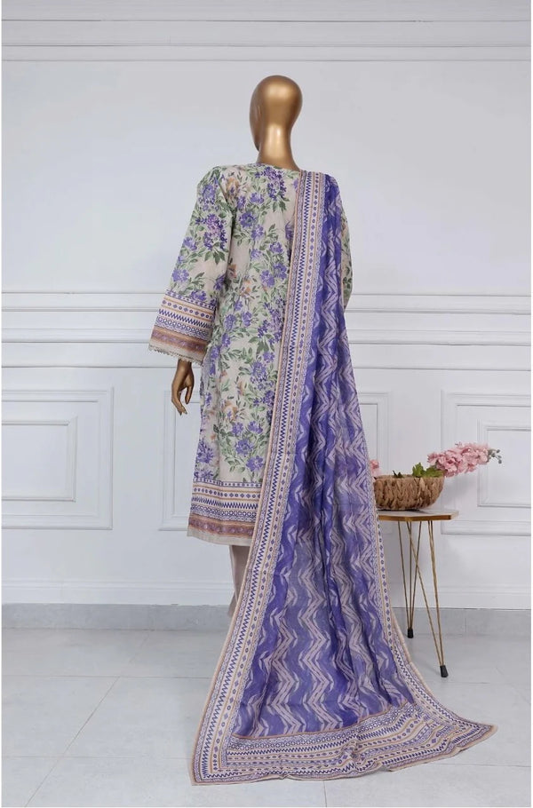 SADABAHAR PRINTED LAWN STITCHED 2025-D01