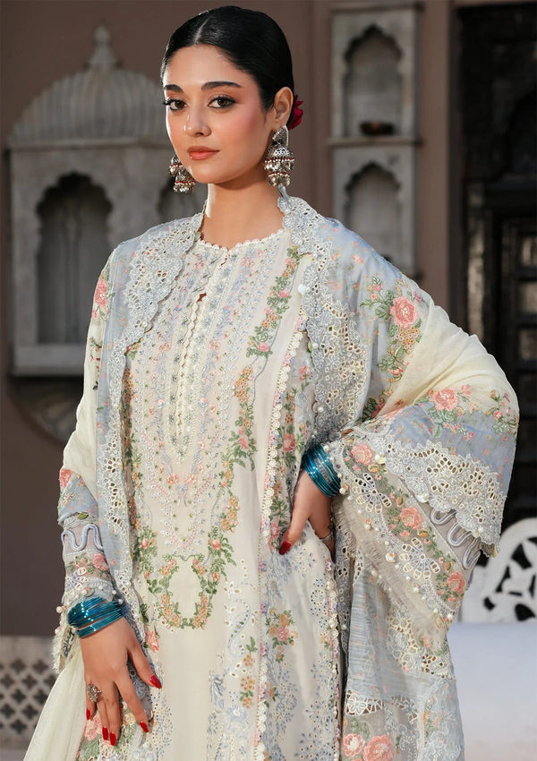 EK FASANA BY KAHF UN-STITCHED 3PC | KLB-2A NEELOFAR