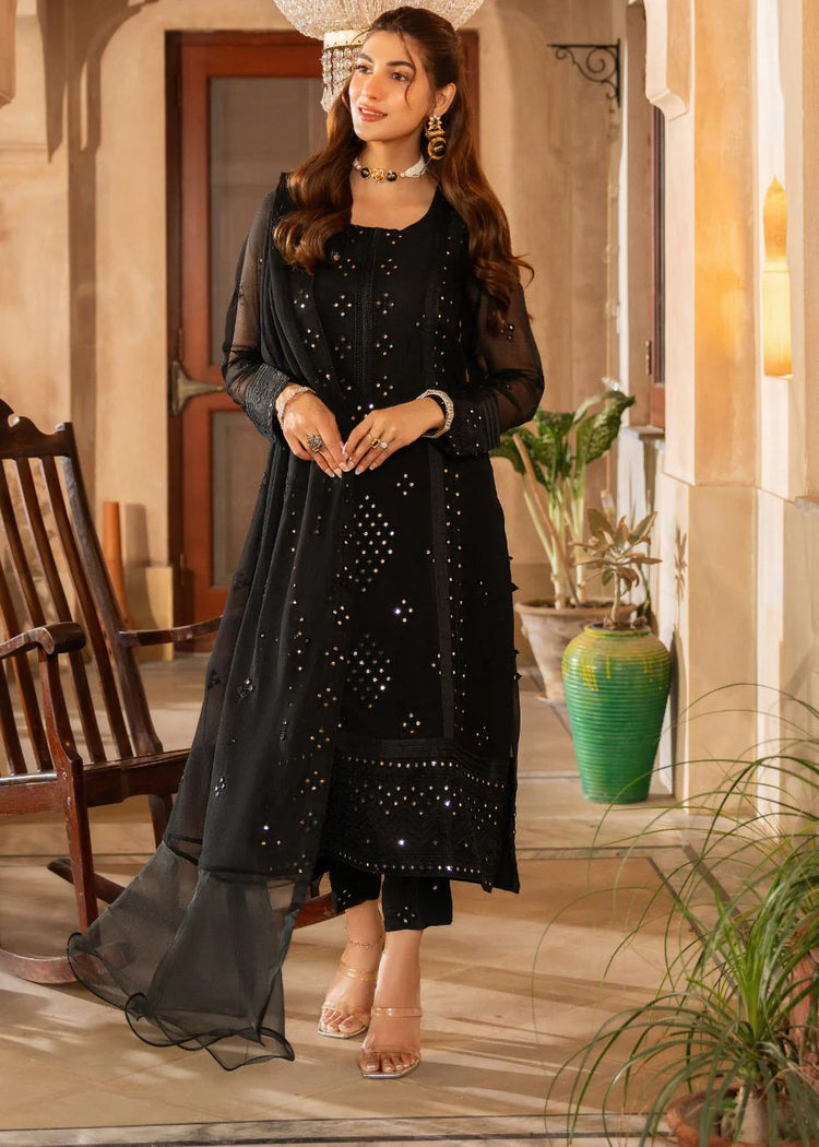 AFSANAY LUXURY CHIFFON UNSTITCHED 3P| BY SHAHZEB - AYZAL