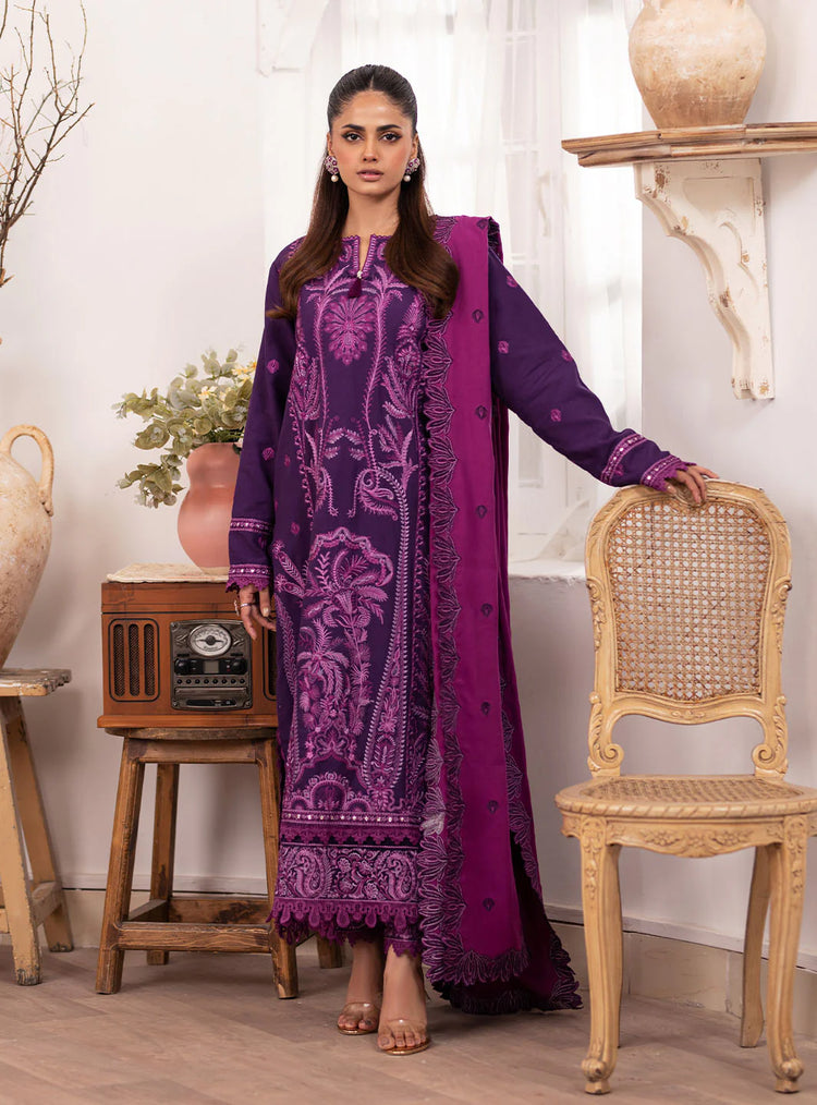 MERAKI BY ROHEENAZ FALL WINTER UN-STITCHED 3PC-NAOMI